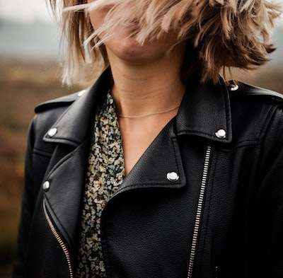 Vegan leather jacket