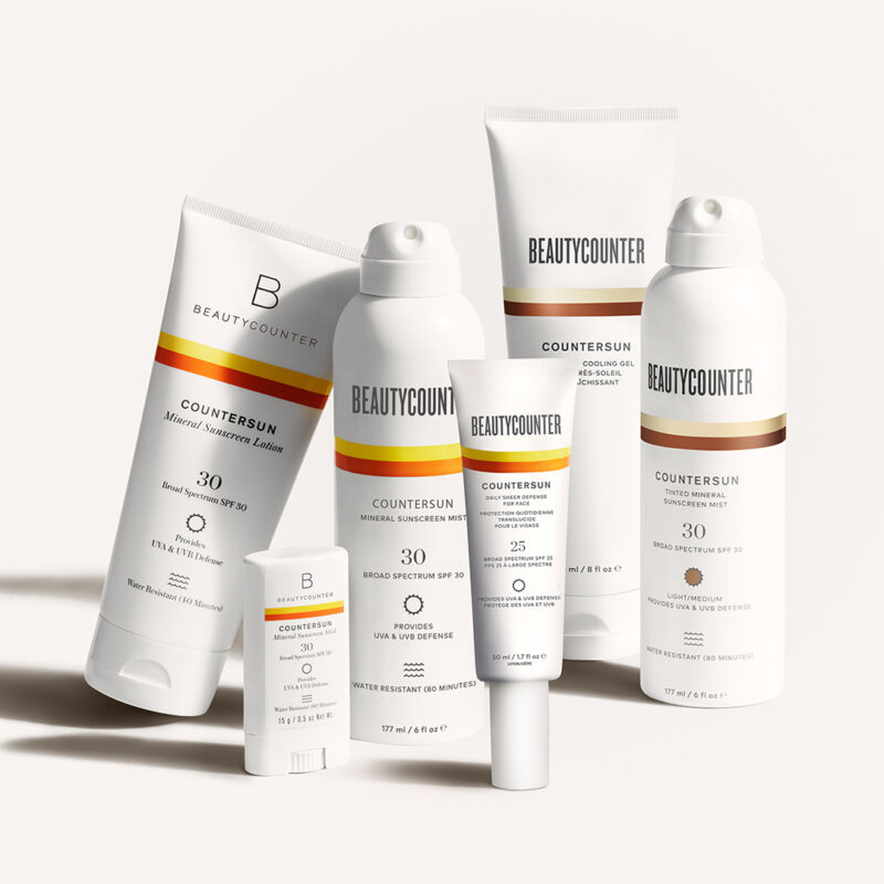 Clean beauty Beautycounter Countersun sunscreen for face and body